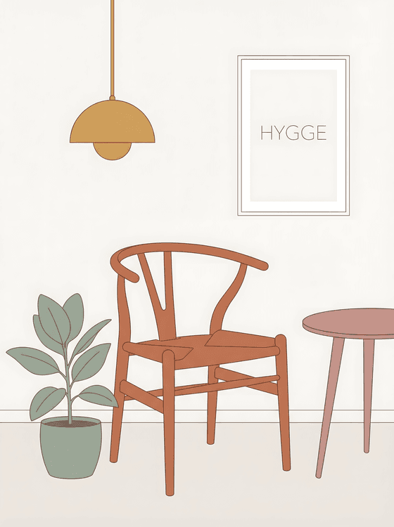 Hygge Moments: Minimalist Scandi Scene