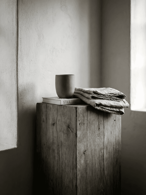 Still: A Minimalist Earth Tones Study