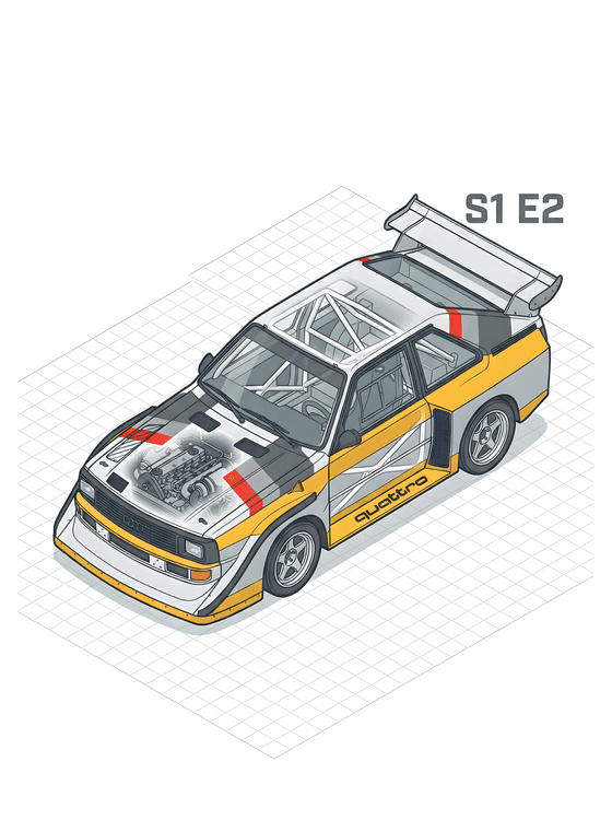 Audi Sport Quattro S1 E2: Mechanical Blueprint