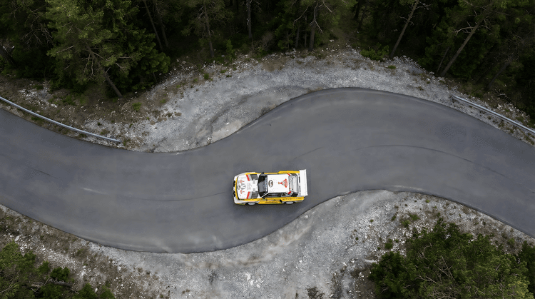 Audi Sport Quattro S1 E2: Aerial Switchback Attack