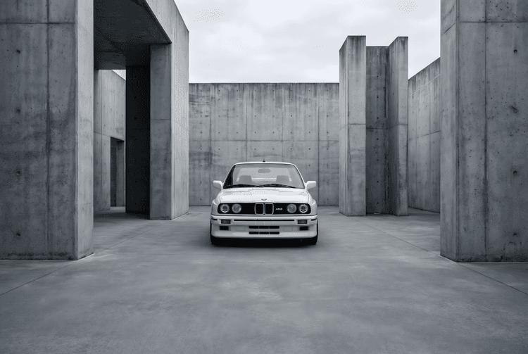 BMW E30 M3: Brutalist Frontal Study