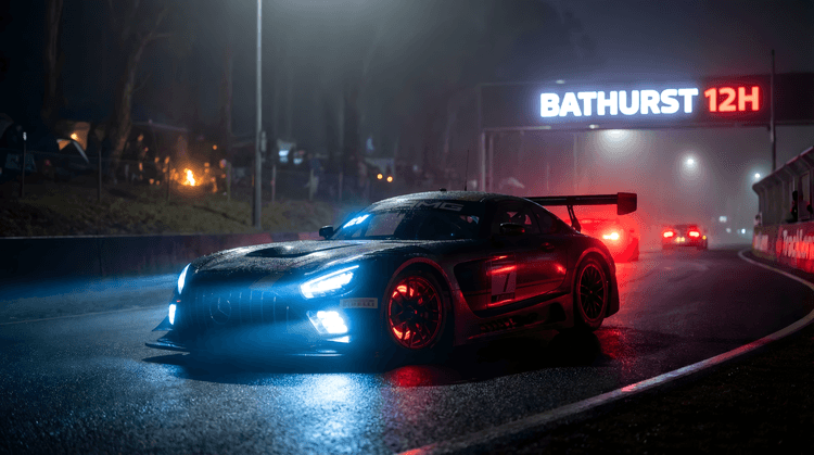 Mount Panorama Nocturne: Mercedes-AMG GT3 at Bathurst