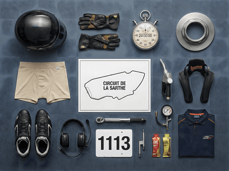 Sarthe Essentials: 24h Le Mans Racing Gear Knolling