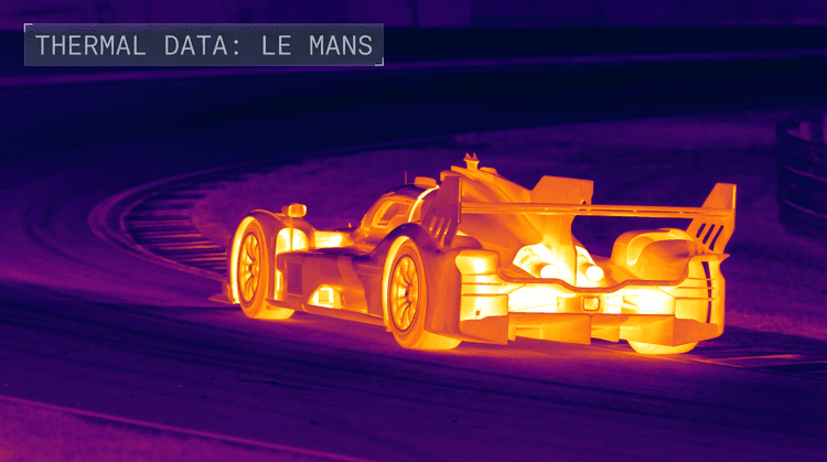 Thermal Velocity: Heat Data from Le Mans