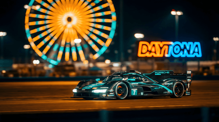 Daytona Glow: Porsche 963 Night Sprint