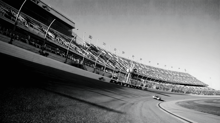 Monochrome Majesty: The High Banks of Daytona