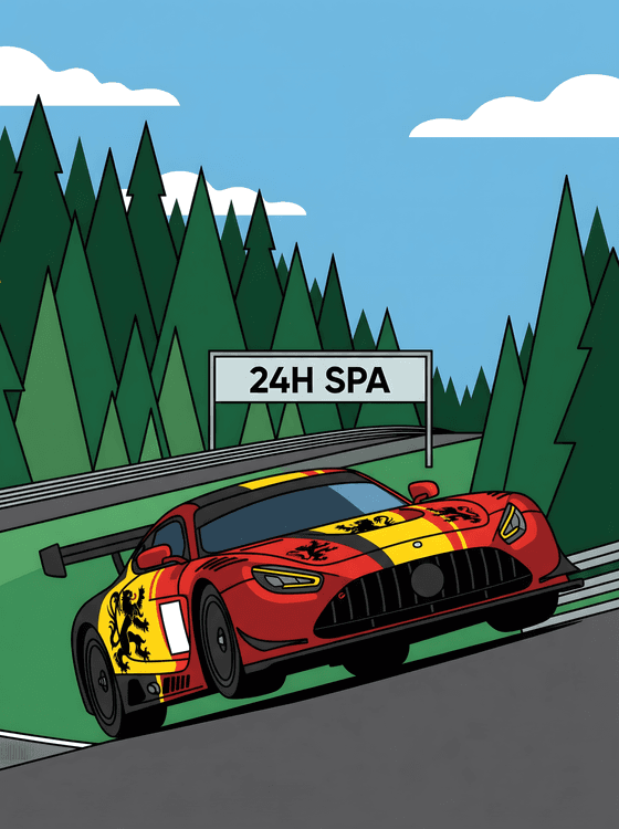 Spa 24h Legend: Mercedes-AMG GT3 Ardennes Climb