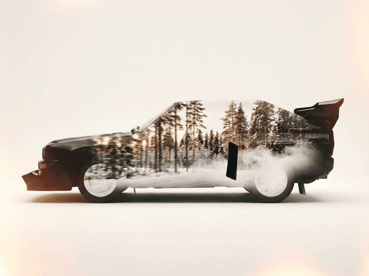 Winter Legend: Audi Sport Quattro S1 Double Exposure