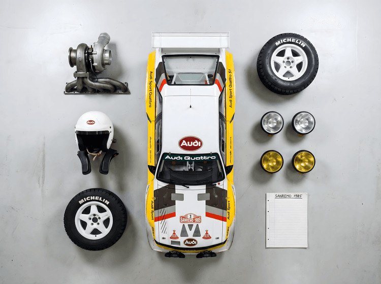 Quattro Heritage: Audi Sport Quattro S1 Knolling