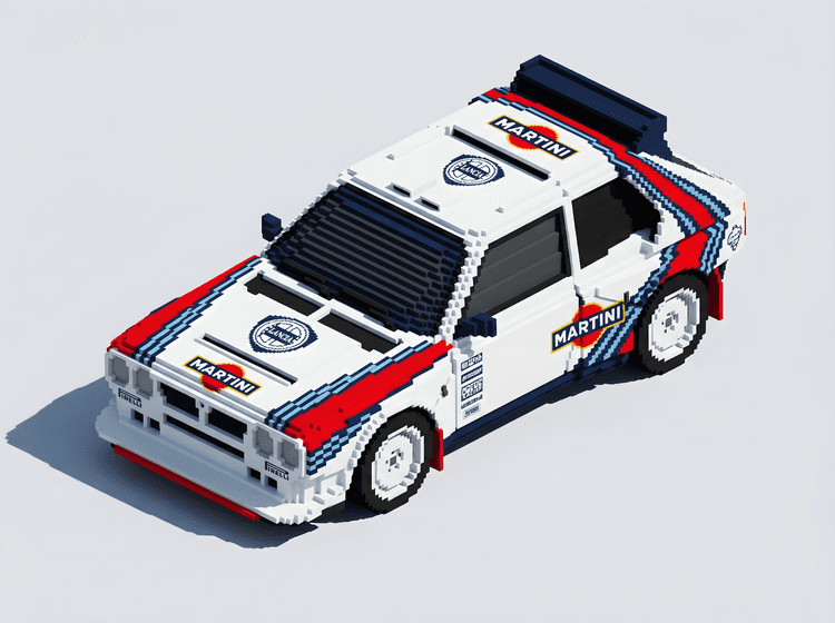 Voxel Rally Legend: Lancia Delta S4 Martini Edition