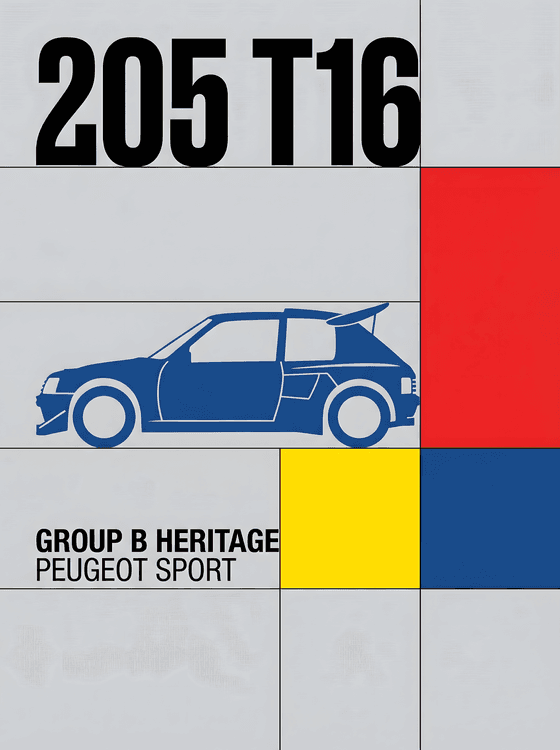 Peugeot 205 T16: De Stijl Rally Heritage