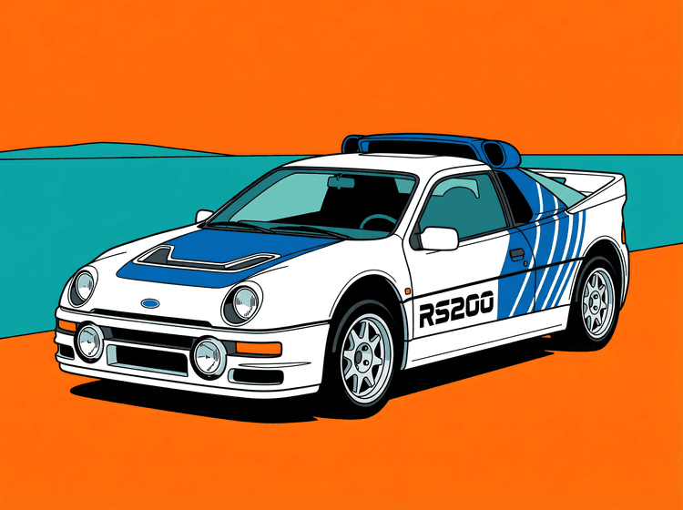 Ford RS200: Ligne Claire Group B Heritage