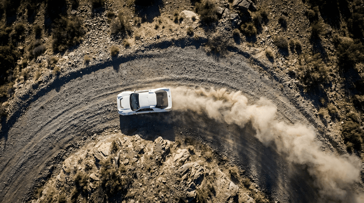 High-Angle Pursuit: Ford RS200 Desert Rally