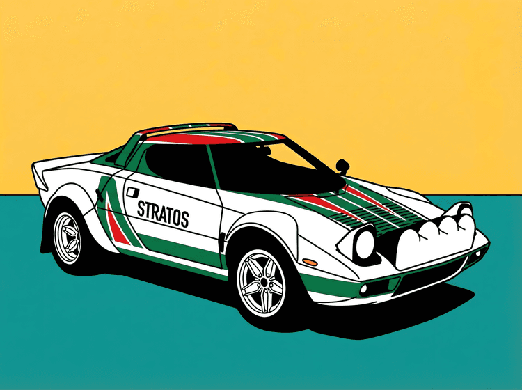 Lancia Stratos HF: Pop Art Rally Legend