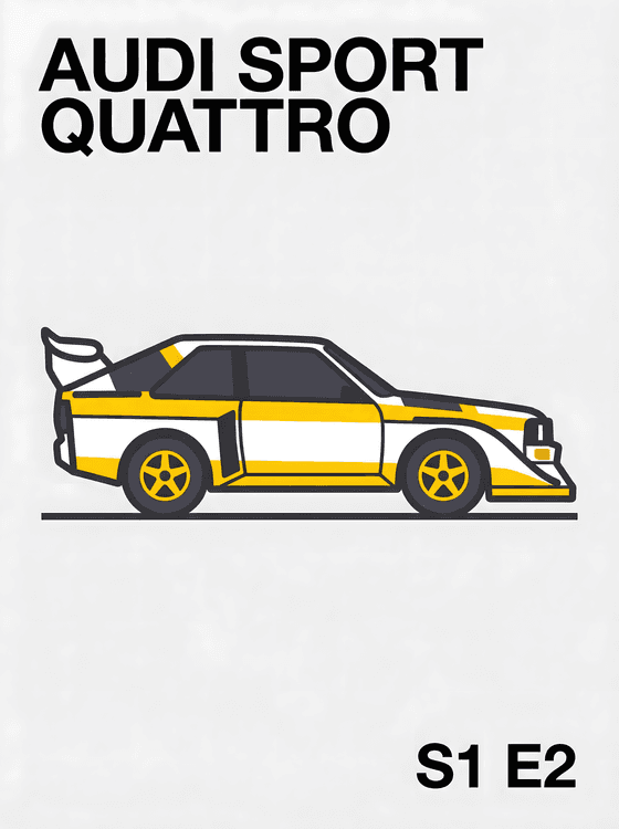 Audi Sport Quattro S1 E2: Minimalist Group B Rally Legend