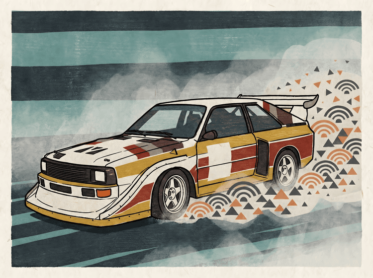 Pikes Peak Pulse: Audi Sport Quattro S1 E2 Graphic