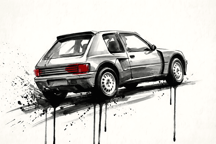 Peugeot 205 T16: Ink Flow Heritage