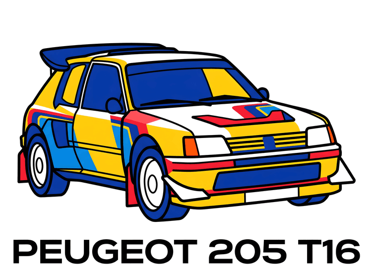 Peugeot 205 T16: Ligne Claire Rally Heritage