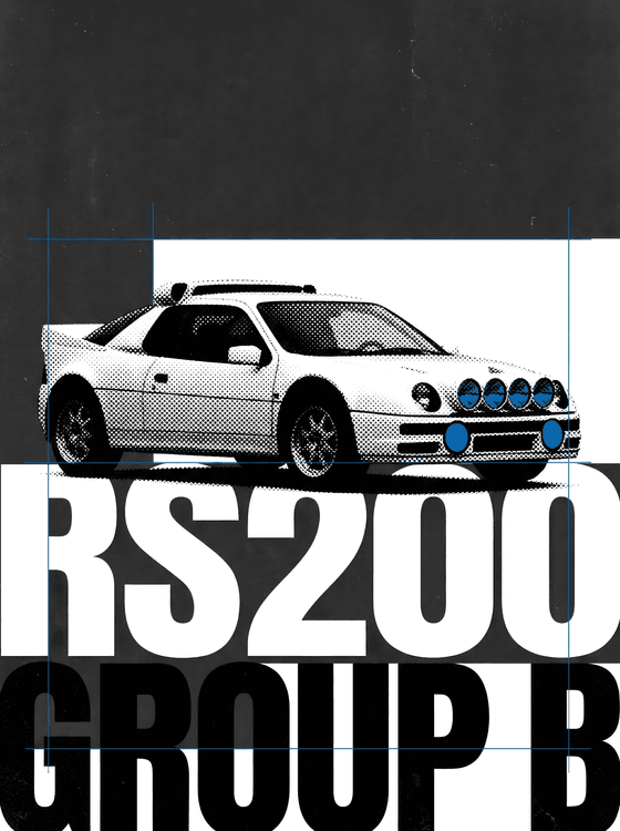 Ford RS200 Group B Graphic