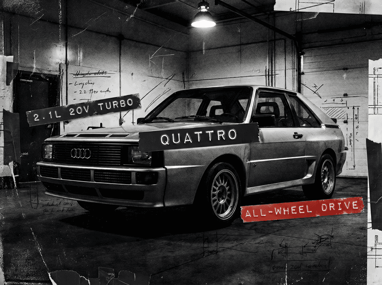 Audi Quattro Workshop Heritage Collage