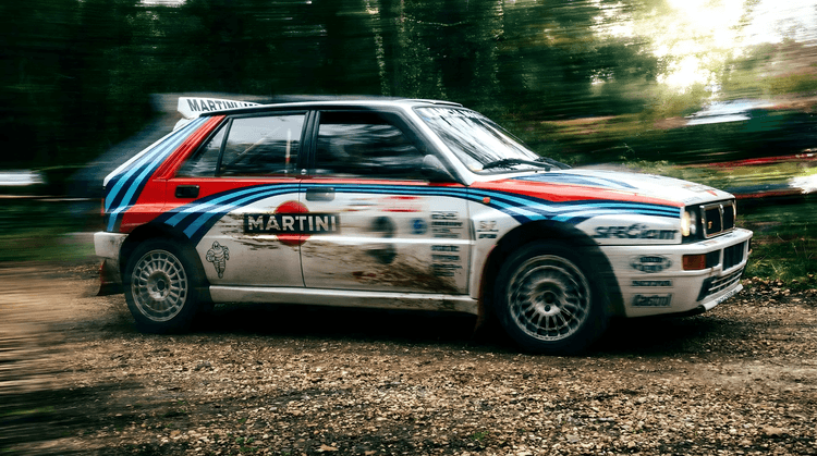 Lancia Delta Integrale Martini Forest Stage
