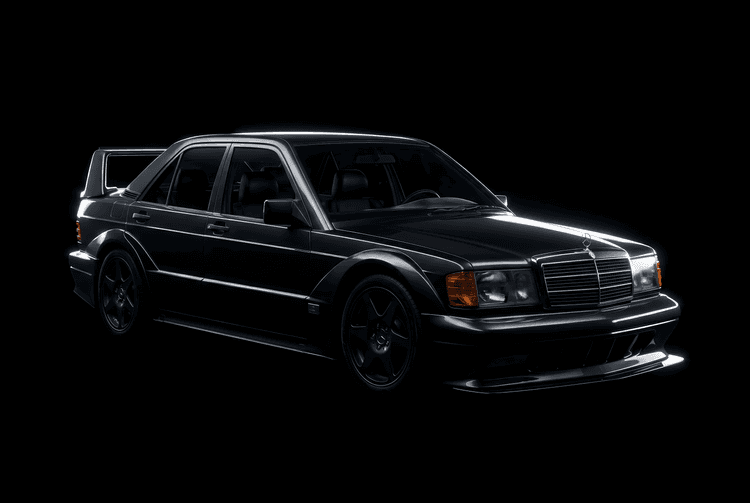 Mercedes 190E Evolution II Studio Silhouette