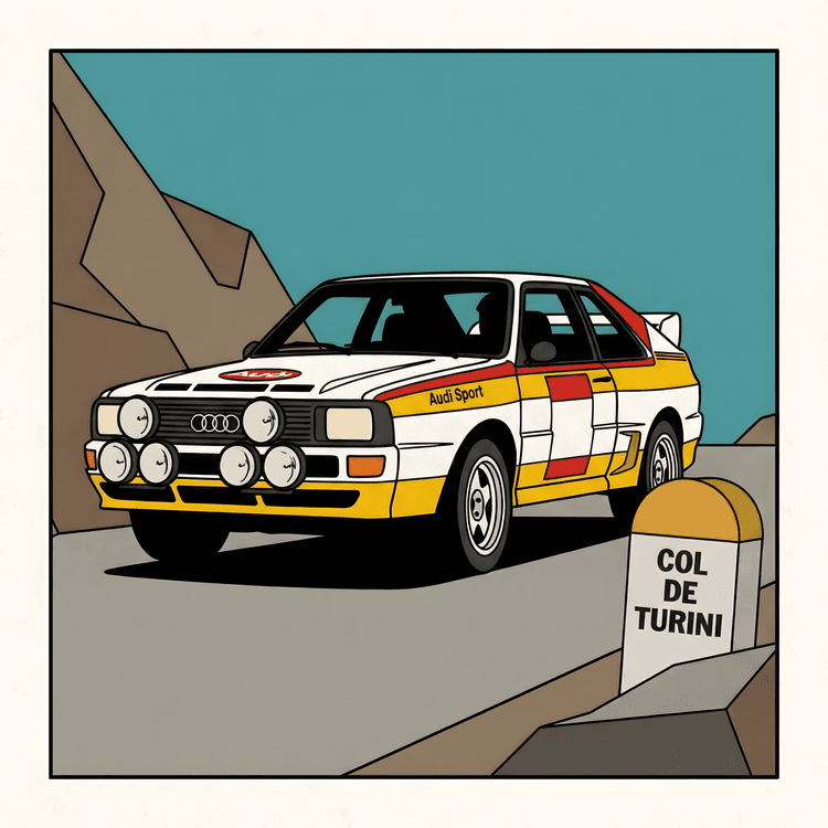 Audi Sport Quattro at Col de Turini