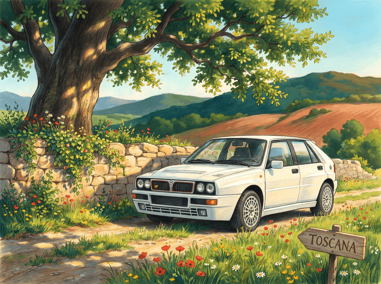 Lancia Delta Integrale Tuscan Dream