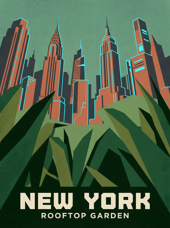 New York: Rooftop Garden
