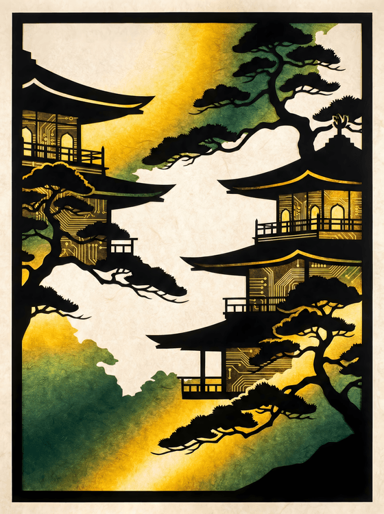 Techno-Zen: The Circuitry Pagoda