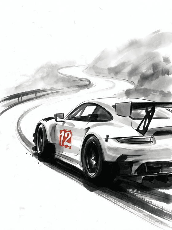 Bathurst Ink: Porsche 911 GT3 at Mount Panorama