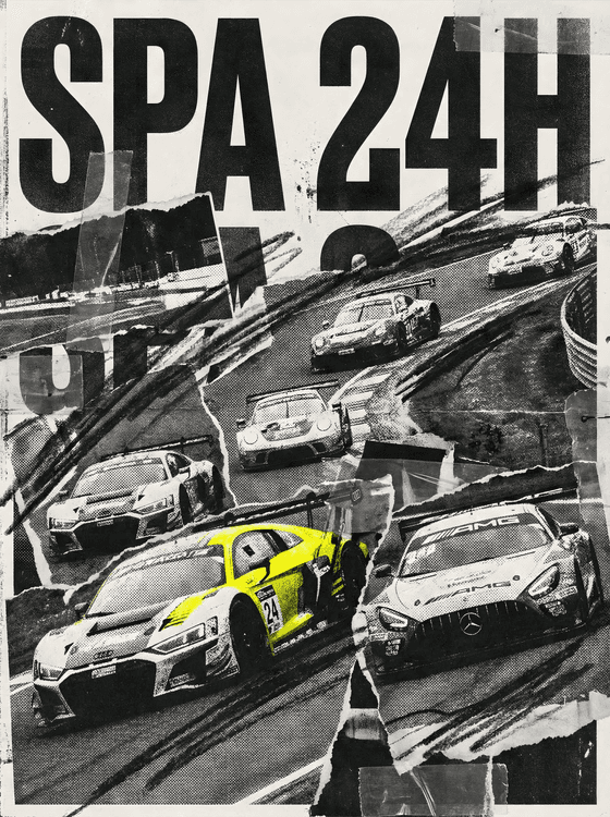 Spa 24H: The Grid Grunge Collage