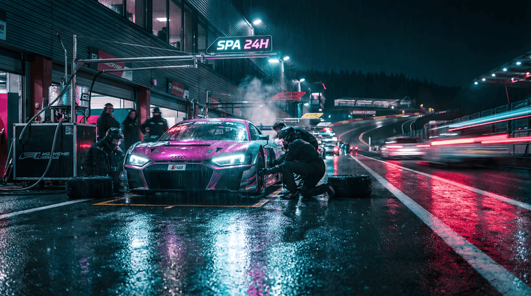Spa 24H: Midnight Pit Stop