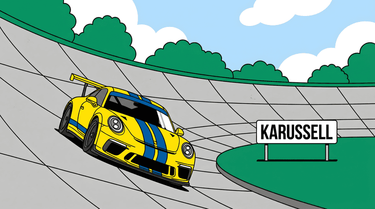 Porsche 911 GT3 RS Karussell Ligne Claire Art