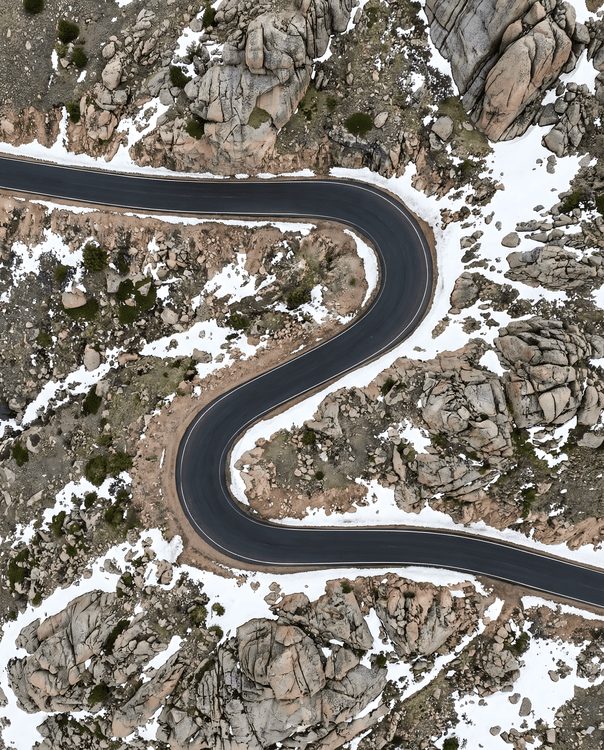 Winding Ascent: Pikes Peak Aerial Mountain Road