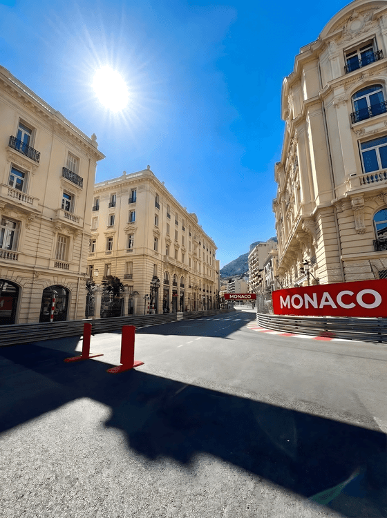 Bright Day at Monte Carlo: Monaco Grand Prix Track Photography