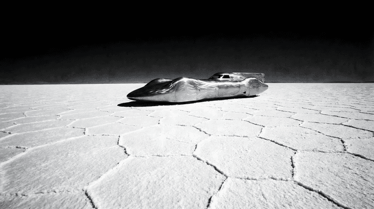 Stark Horizon: Bonneville Streamliner Photography