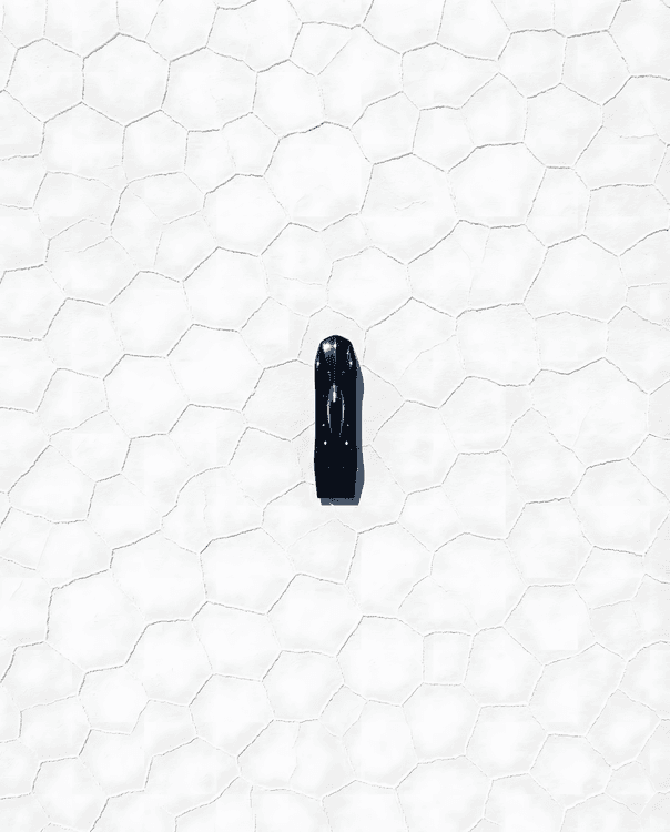 Bonneville Salt Flats Black Streamliner Aerial Photography