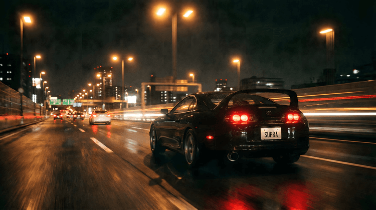 Midnight Legend: Toyota Supra A80 Shuto Run