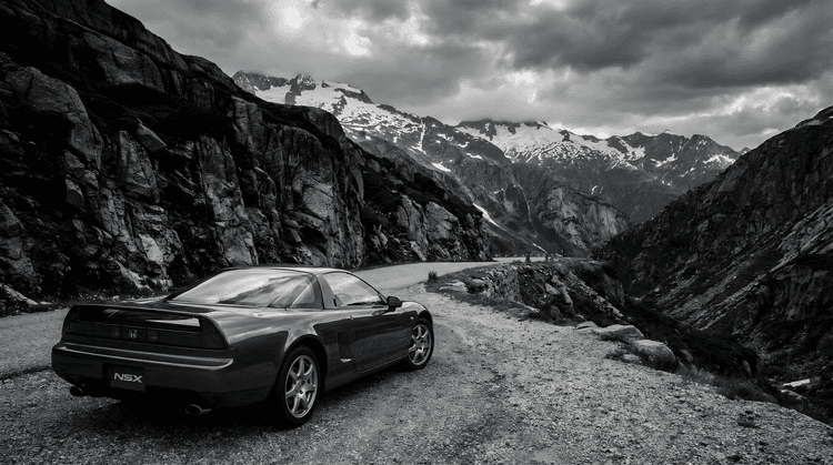 Summit Solitude: Honda NSX in the Alps