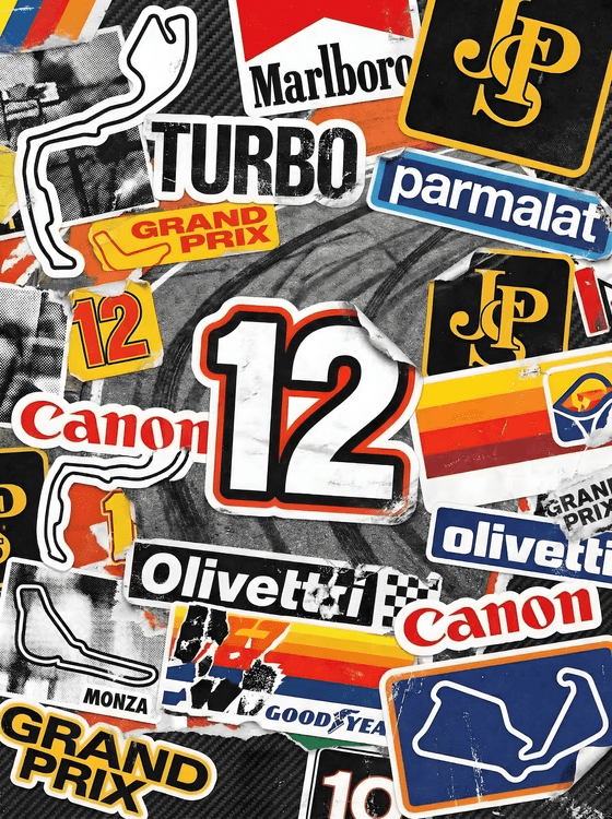 Grand Prix Heritage: Vintage Racing Sticker Bomb