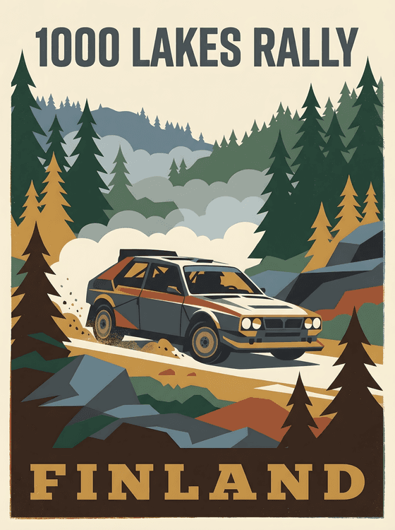 1000 Lakes Rally Finland: Lancia Delta S4