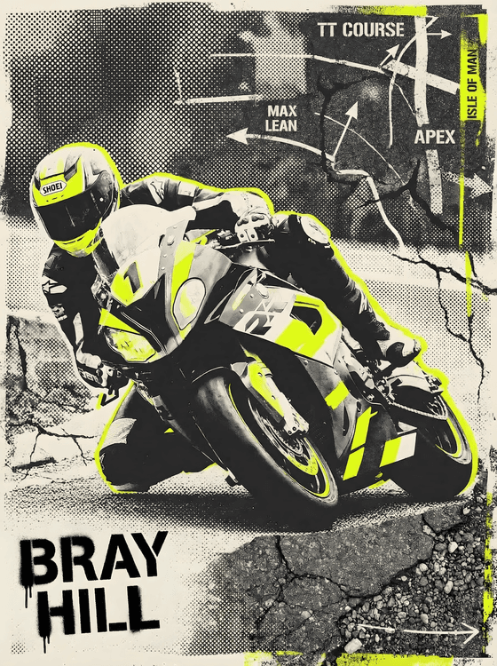 Bray Hill Apex: Isle of Man TT Superbike Graphic
