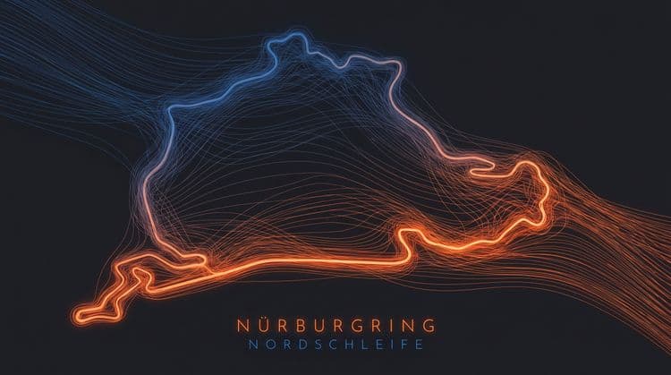 Nordschleife Velocity: Generative Light Trails