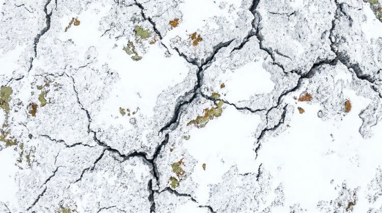 Cracked Glacial Mosaic