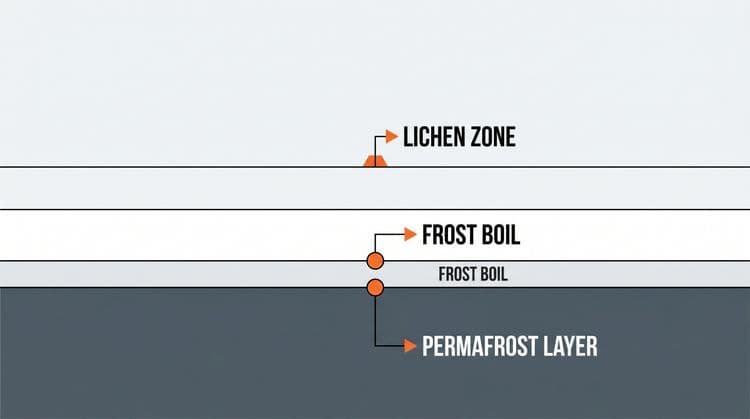 Permafrost Stratigraphy Diagram