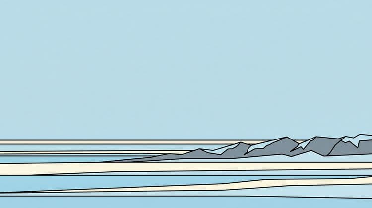 Arctic Stillness Line Art