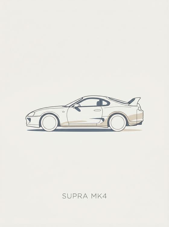 Supra MK4 Minimalist Profile