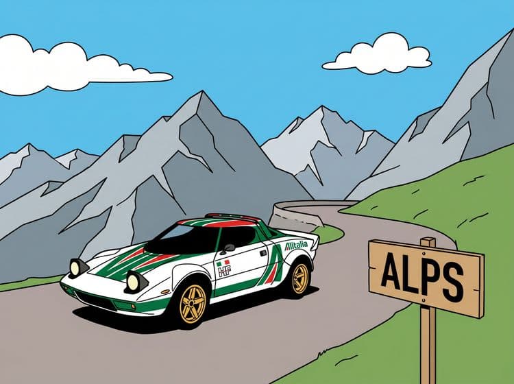 Lancia Stratos Alps Rally Adventure