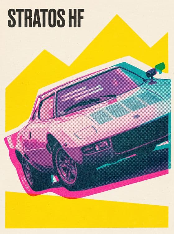 Lancia Stratos HF Pop Art Edition
